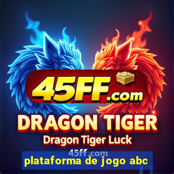plataforma de jogo abc